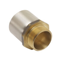 brass and stainless steel male coupling image